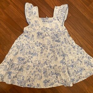 Tartine et Chocolat Light Blue Floral dress size 5